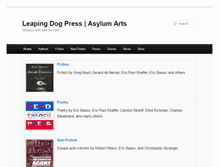 Tablet Screenshot of leapingdogpress.com